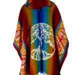 Poncho en Motif Abre de Vie